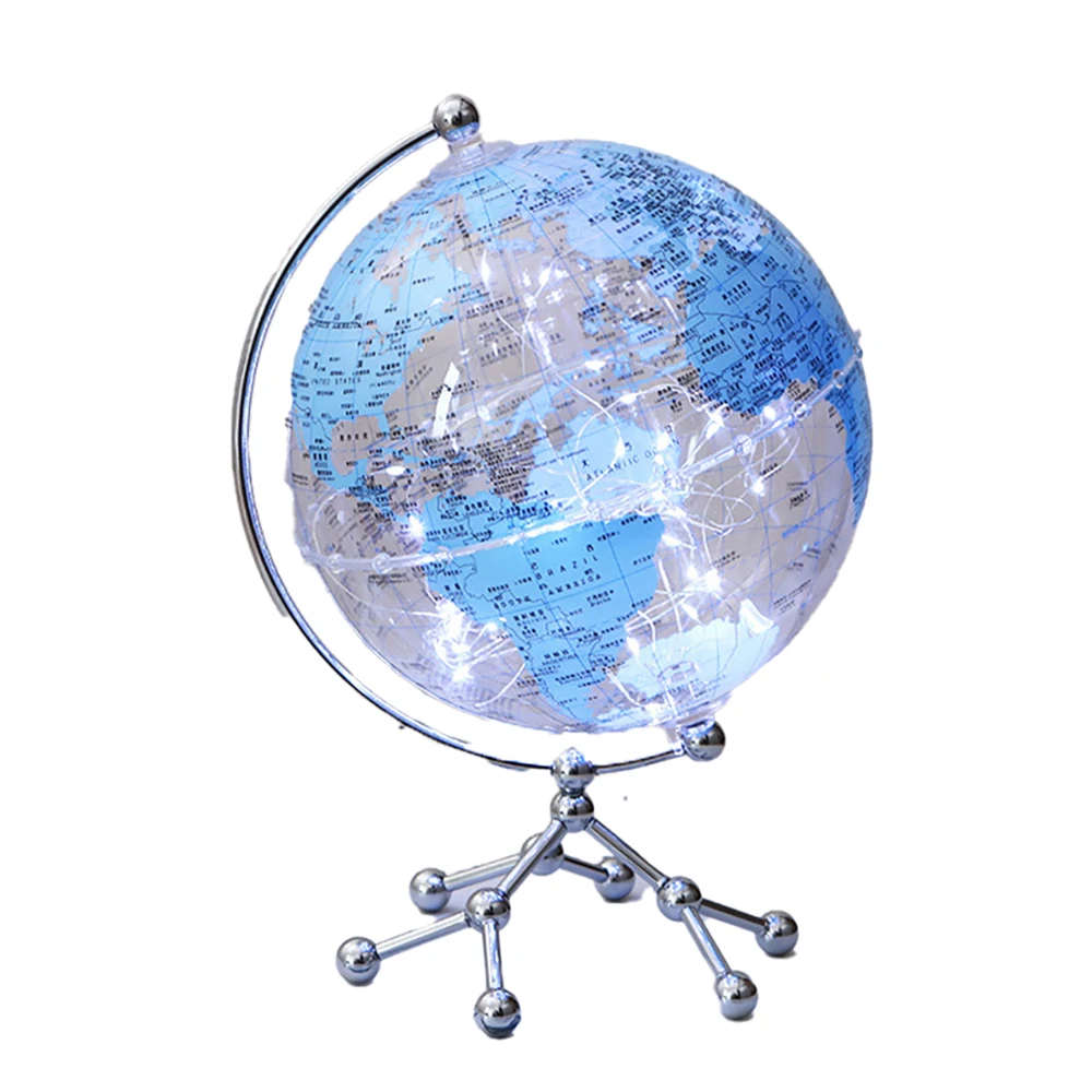 

Large World Globe Ornaments Constellation Map Globe For Home Table Desk Decoration Kids Education Office Luminous Decor