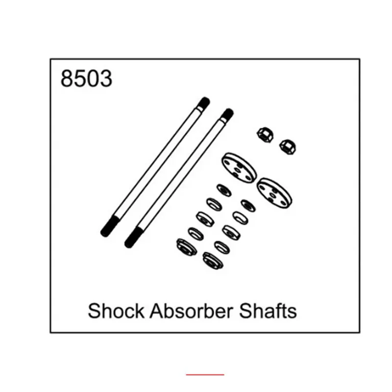 

ZD racing EX07 super sports car 1/7 original accessories front and rear universal 8503 shock core components