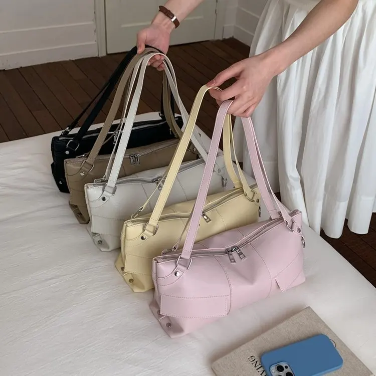 

2026 New Korean Niche Locomotive Handbag, Large-Capacity Commuter Shoulder & Underarm Bag for Women