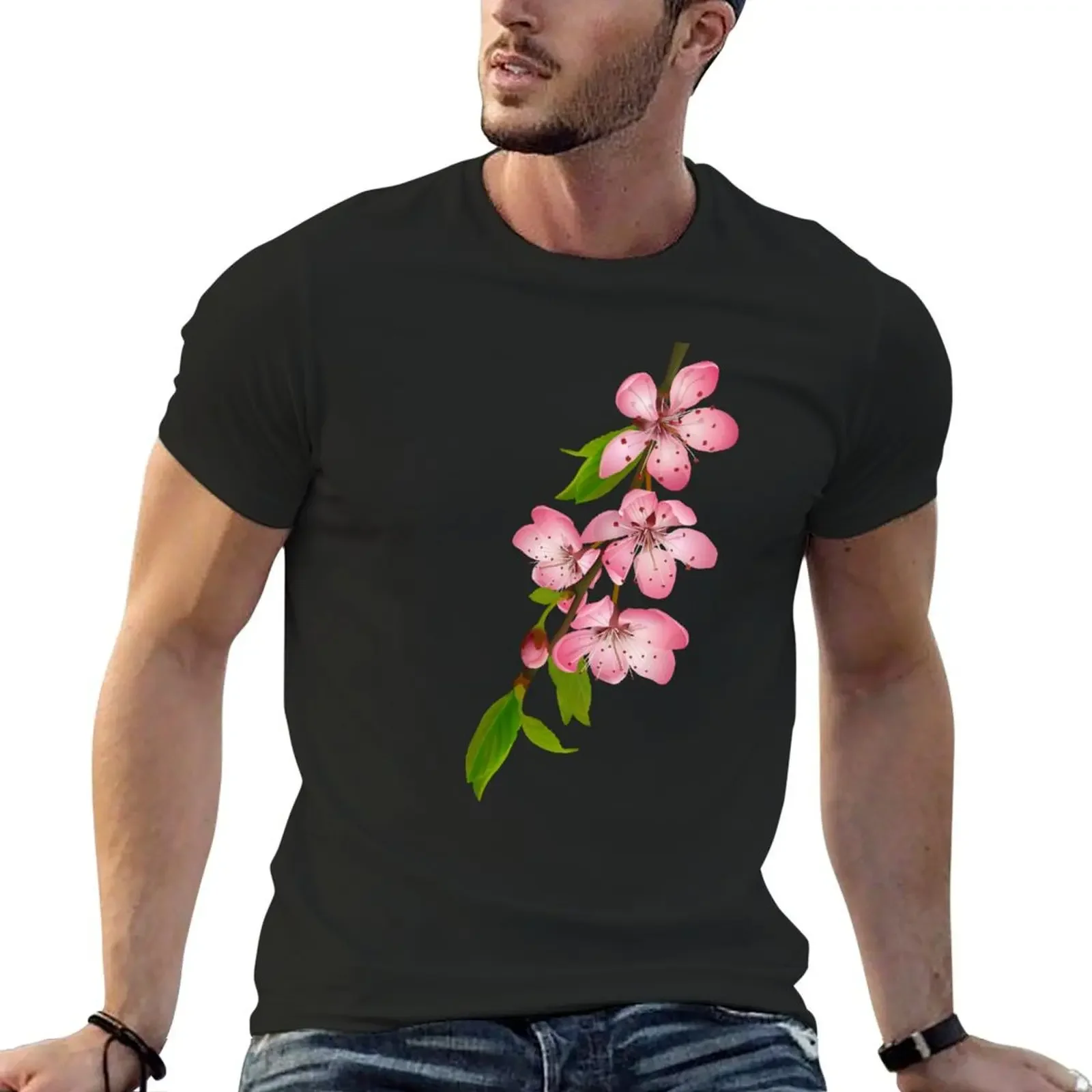 

Sakura Cherry Blossom T-Shirt sublime boys animal print graphic shirts mens designer clothes