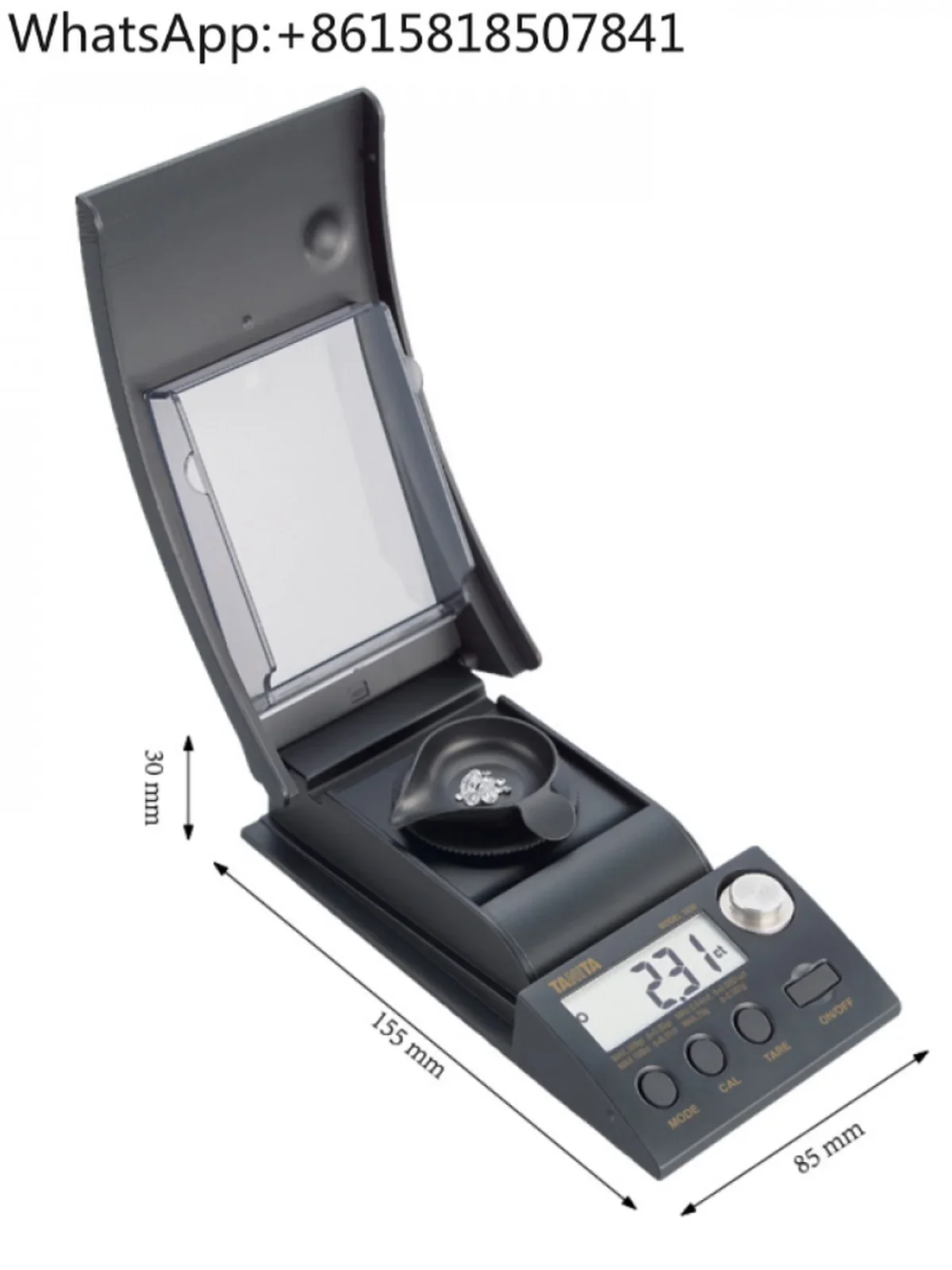 Professional Precision Carat Scale 1230 Jewelry Gold Gem Diamond Electronic Scale