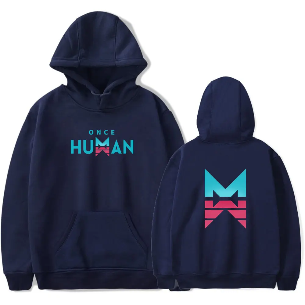 Gra cosplay Once Human Merch Bluza z kapturem i kieszenią ze sznurkiem Mężczyźni/kobiety Pullover