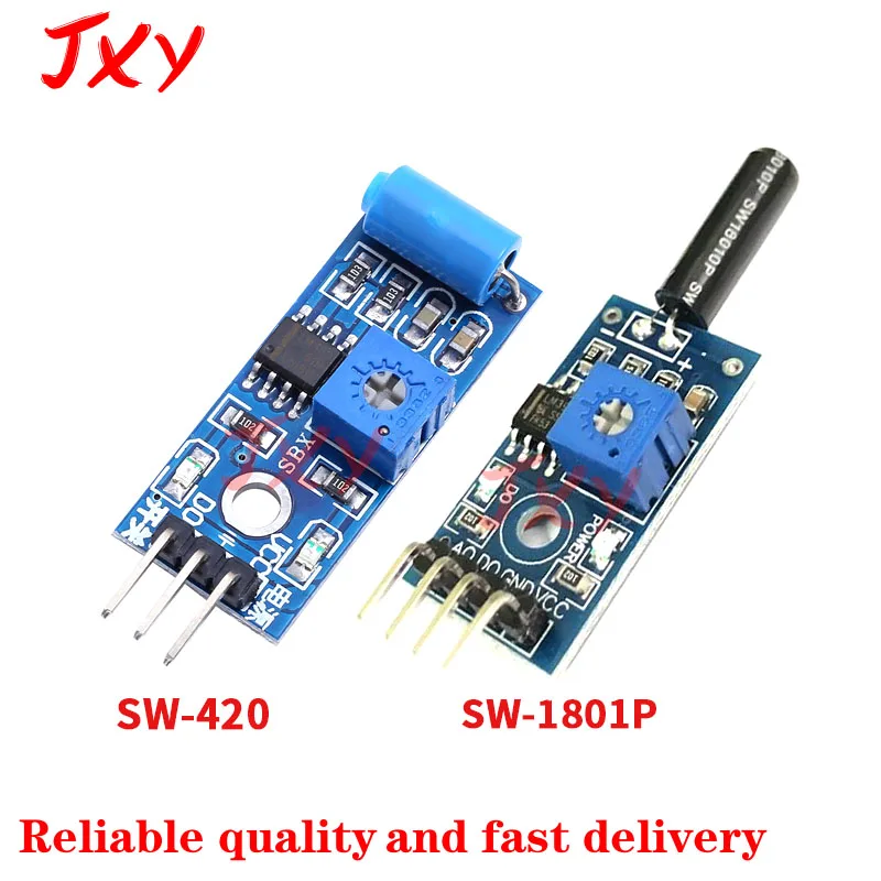 SW-420 normally closed vibration sensor module SW1801P high-sensitivity vibration sensor module alarm sensing module