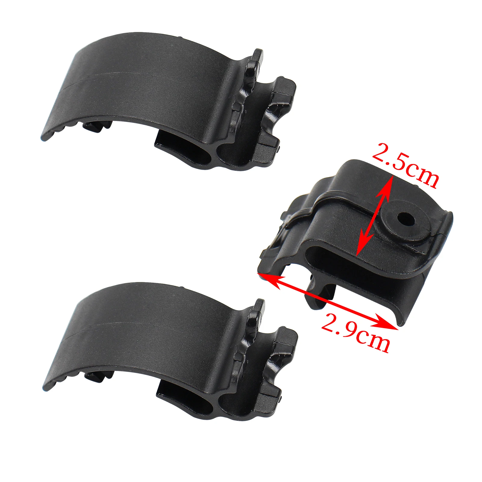 For Harley Sportster XL883 XL1200 48 72 2004-2021 Motorcycle Black Side Battery Cover Clips Mount Clamp Right Left