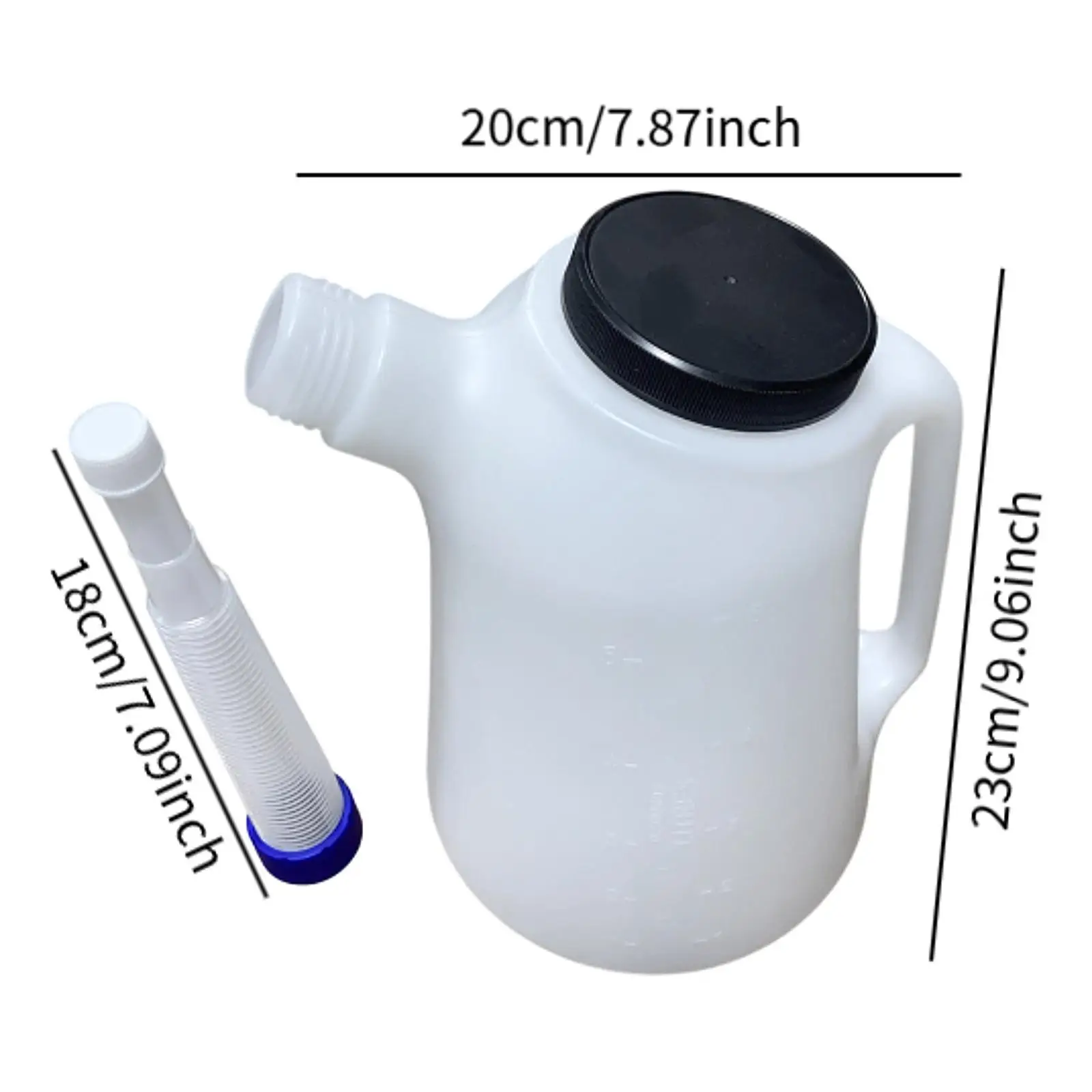 5L Ölmessbehälter Haltbarkeit Staubdicht tragbar mit flexiblem Auslauf