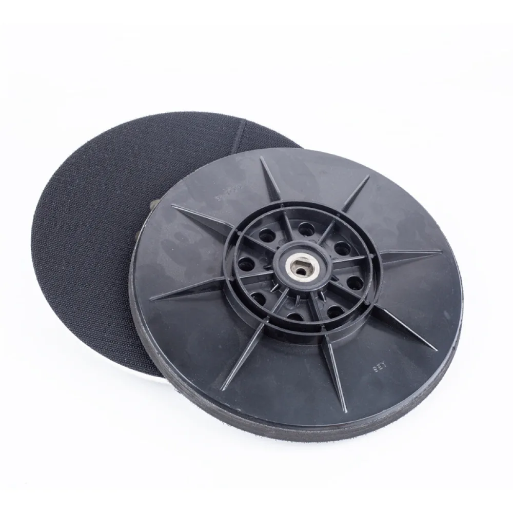 Disque de ponçage de 9 pouces pour polisseuse murale de 230 mm, base en éponge souple, pièce d'outil électrique, accessoire de meulage à haute efficacité.
