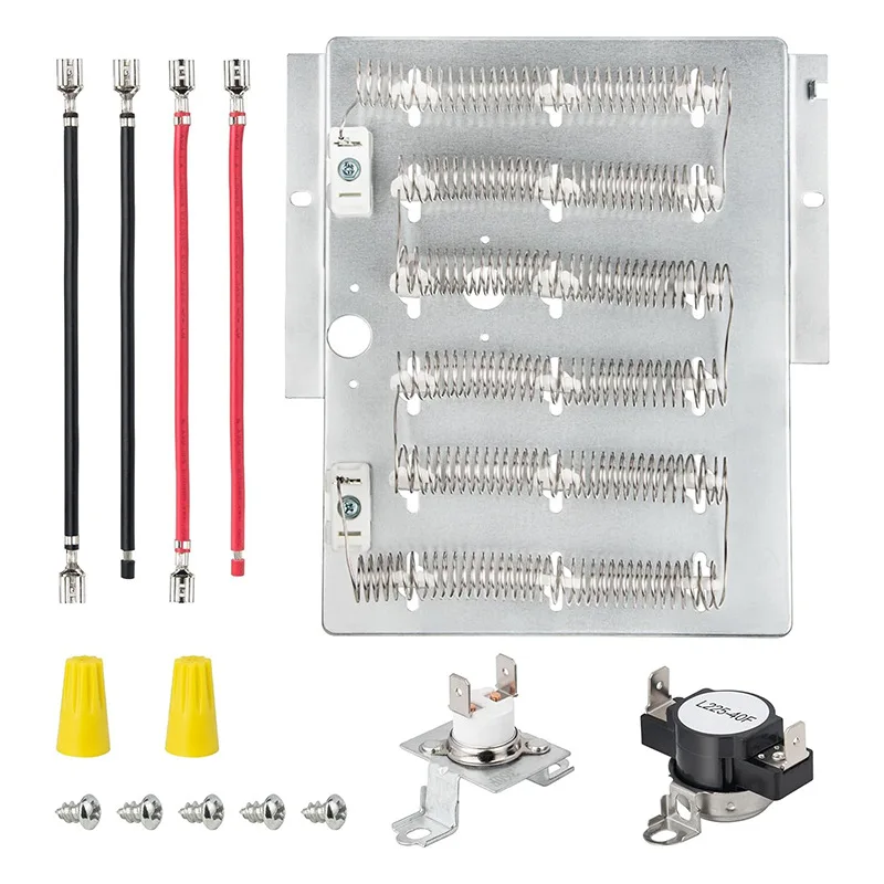 Heating Element Kit for Dryer Replacement Compatible with For Speed For Queen For Amana Models Including 503978