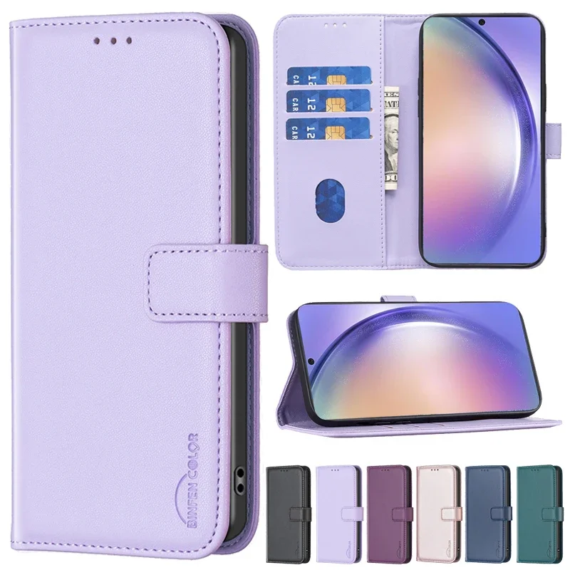 

Wallet Endshield Slot Magnetic Flip Leather Case For Samsung Galaxy A05s A14 A15 A34 A35 A53 A54 A55 S24 Ultra S23 S22 S21 S20FE