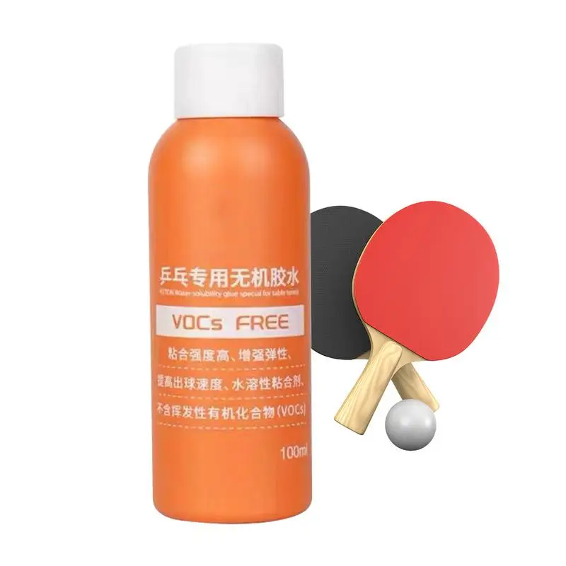 

100ml Professional Table Tennis Glue Organic Ping Pong Rubber Adhesive Booster Ping Pong Racket Rubber Sponge Glue Accessories