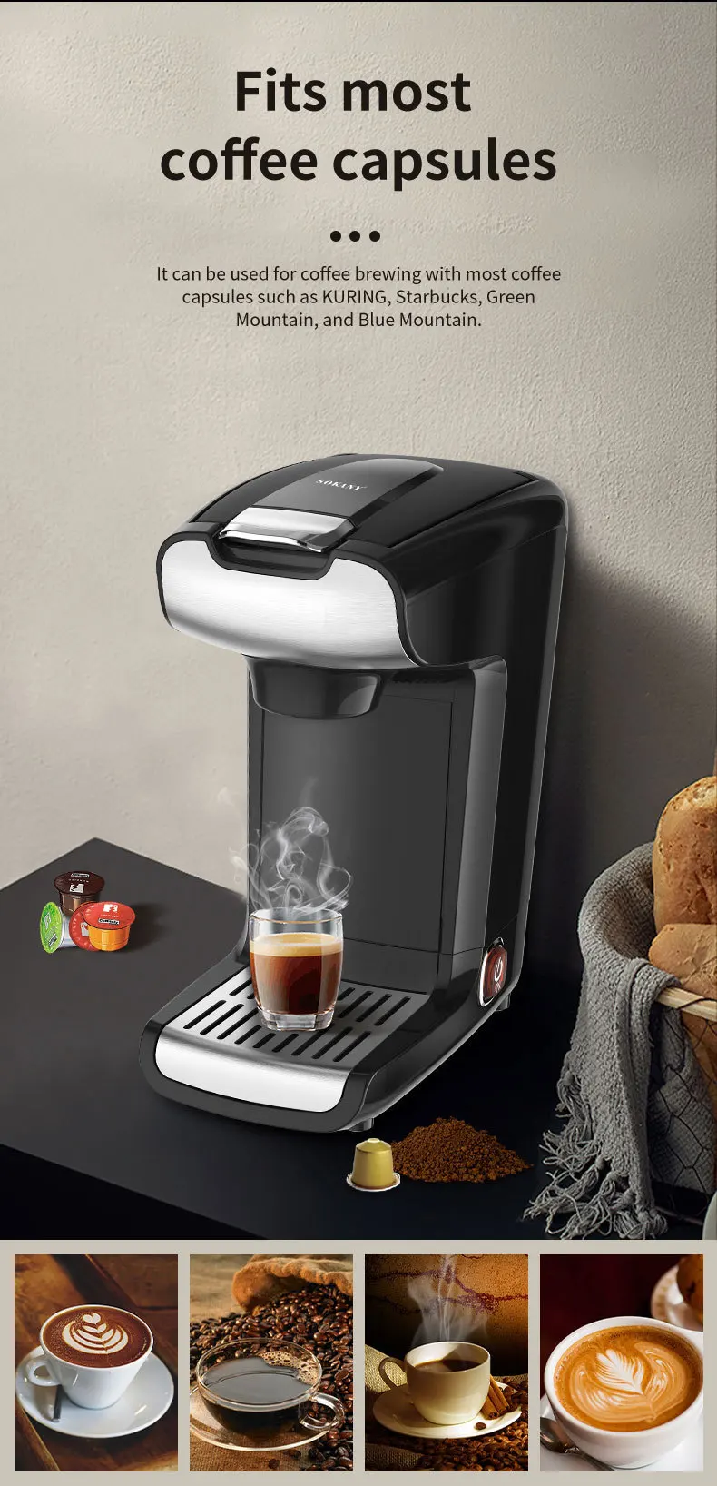 Electric coffee  maker coffee machine Italian mocha coffee machine