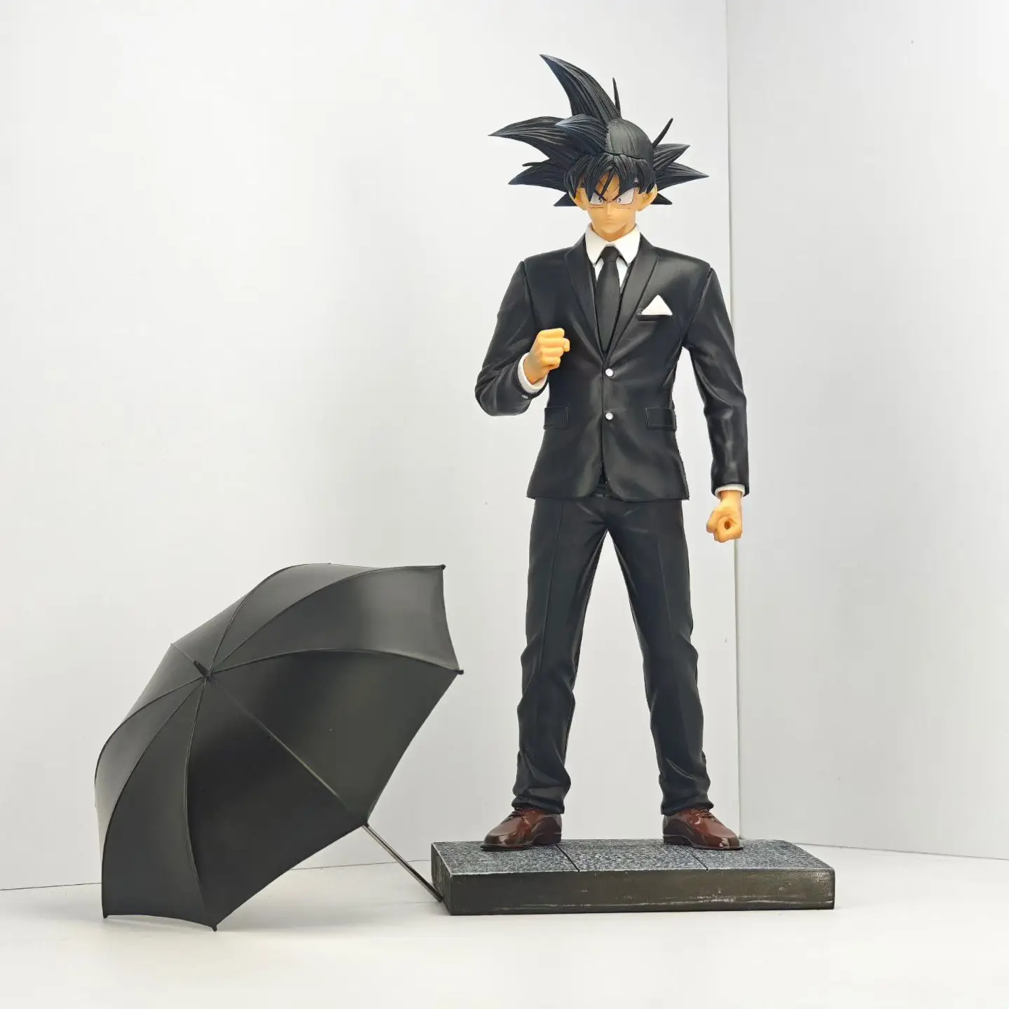 

CT Studio удерживает зонтик Третья форма Wukong Dragon BallZ Vegeta SSj3 Стволы 12,59 дюйма/32 см, могут перемещать фигурку из ПВХ, горячие игрушки, подарки