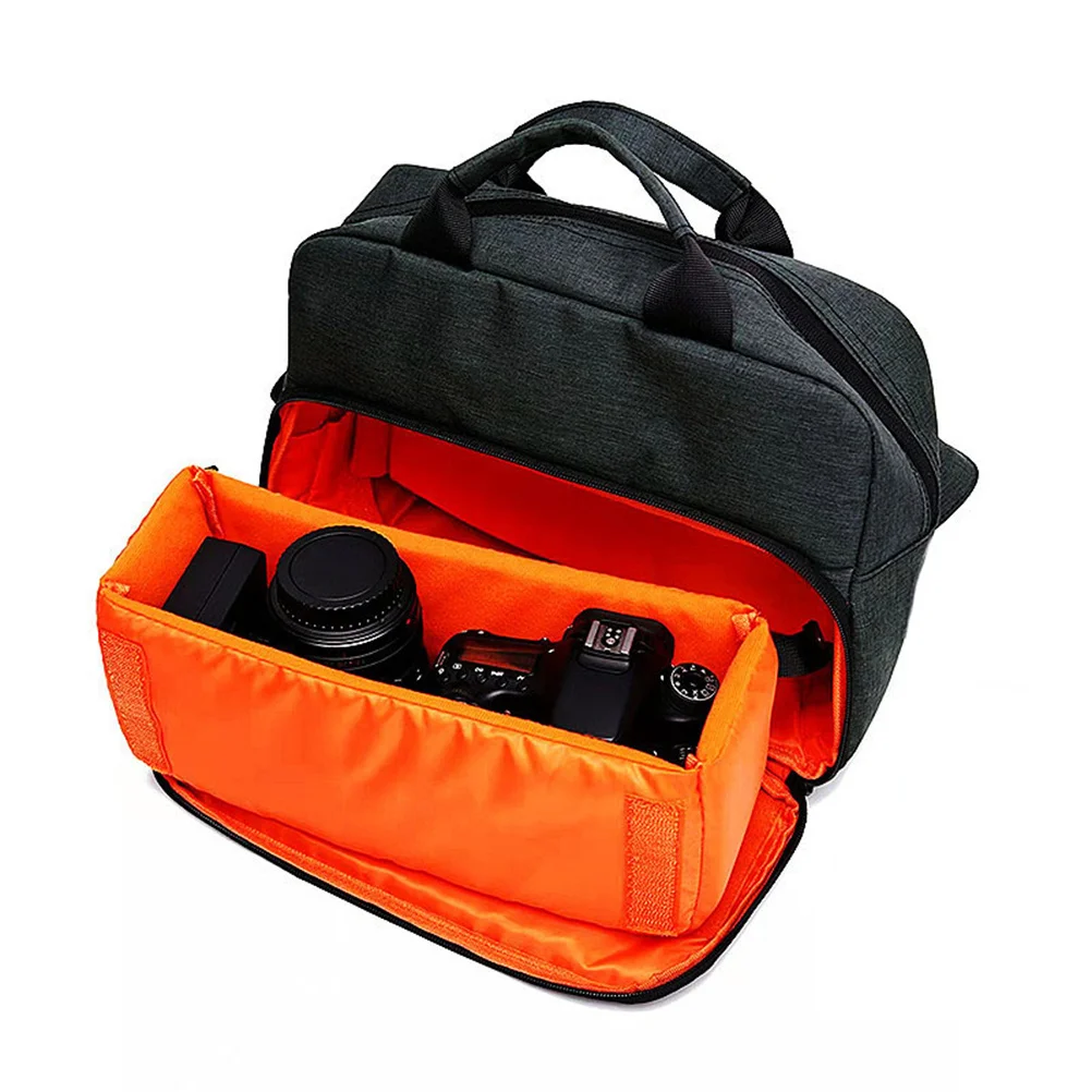 Portable Crossbody Camera Bag Oxford Cloth Thick Lining Travel Outdoor Dslr Shoulder Case Camera Bag,camera Case