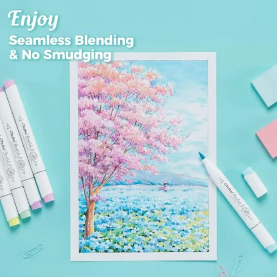 علامات Ohuhu + وسادة تحديد مقاومة للانزلاق مقاس 9 × 12 بوصة