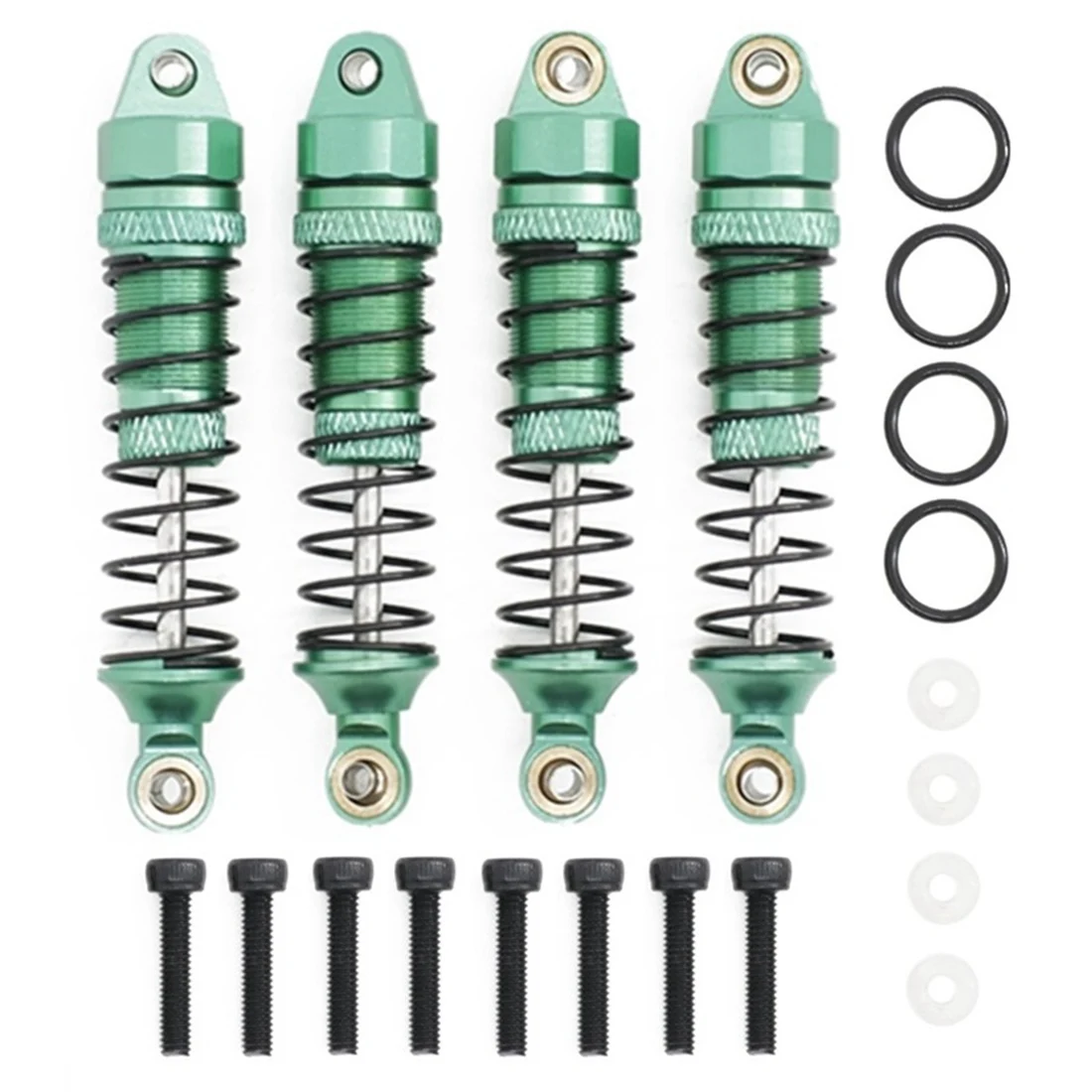 4Pcs Metal Front and Rear Shock Absorber for Traxxas LaTrax Teton Desert Prerunner SST 1/18 RC Truck Car Upgrade Parts,C