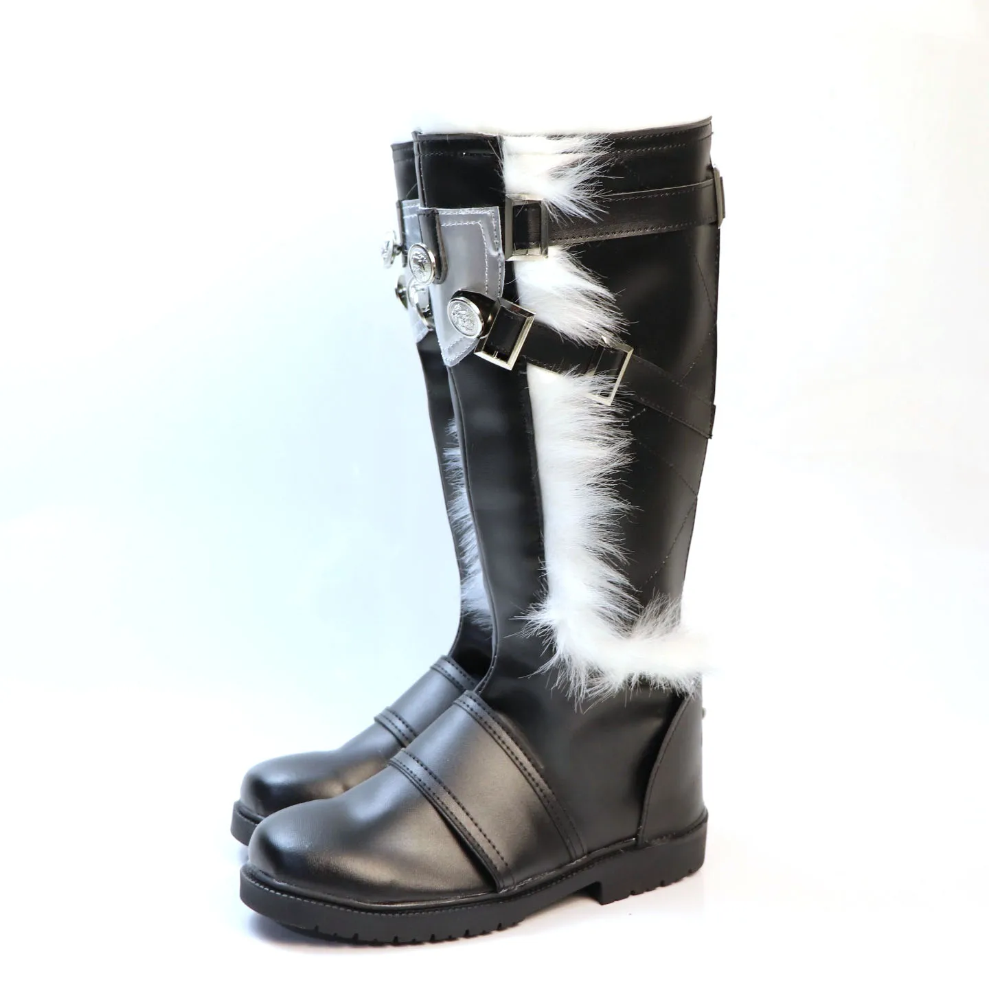 Juego Wuthering Waves Qiuyuan zapatos de Cosplay Qiuyuan botas de Cosplay para Comicon fiesta de Todos los Santos adultos mujeres hombres