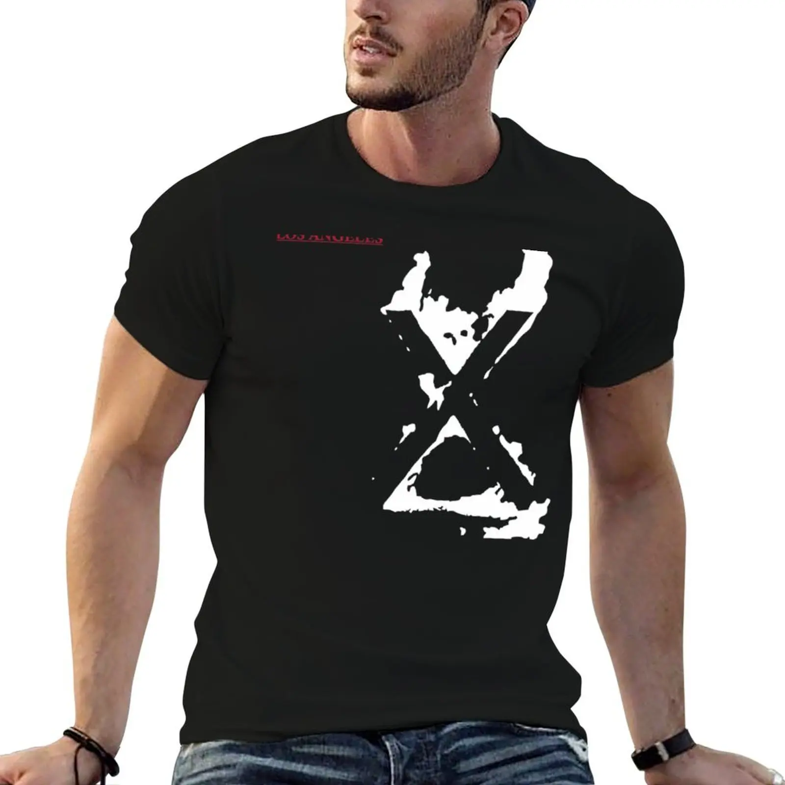 

Best Selling - X - Los Angeles T-Shirt cotton graphic tees boys whites blue archive vintage t shirts mens plain t shirts