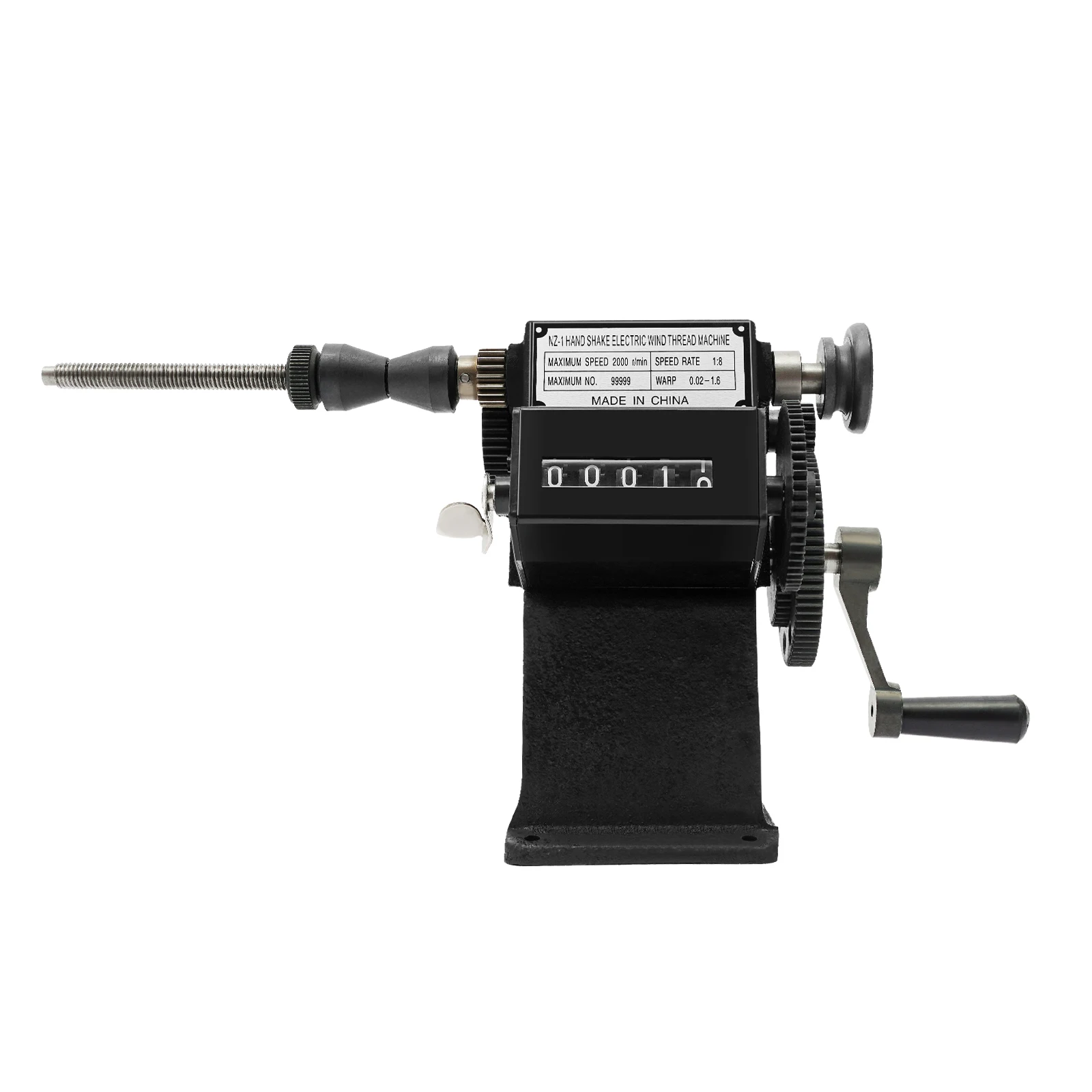 Handslinger Elektrische Coil Counter Winder 0-99999 Handmatige Coil Winder met Counter Counting Winding Machine voor draden van 0,02-2,6 mm