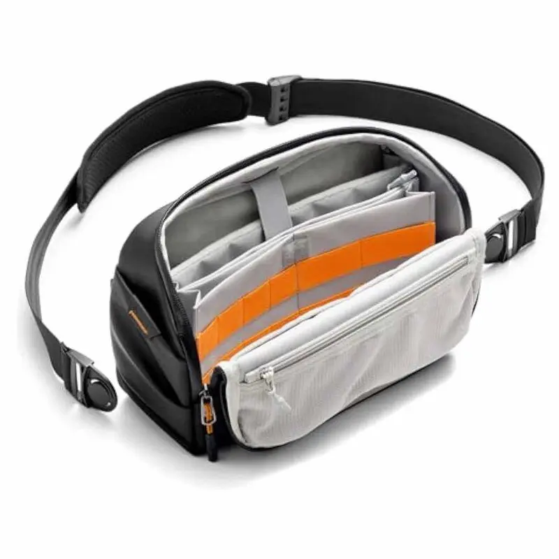 Waterproof Men's Crossbody Bag Protective Desktop Storage Pouch Single Shoulder Bag Casual Style Travel Envelope Shape Polyes...
