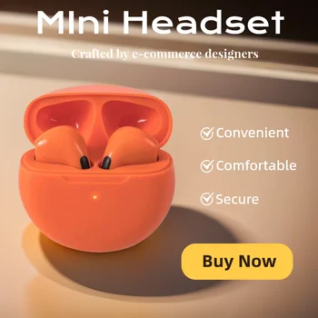 אוזניות בלוטות מעוצבות עם סאונד HiFi למוזיקה ושיחות