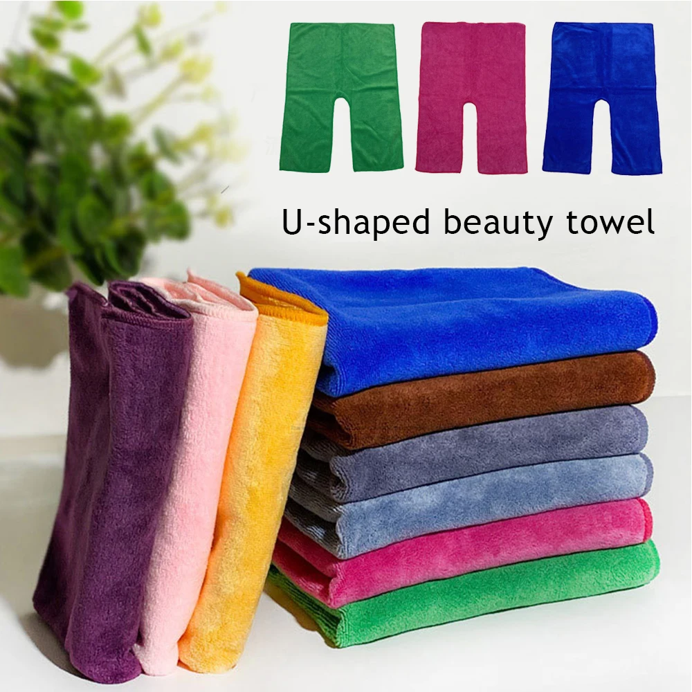 

Personalized U Shape Microfiber Esthetician Salon Spa Massage Facial Treatment Neck Cosmetic Towels Warmer For Spa Headscarve