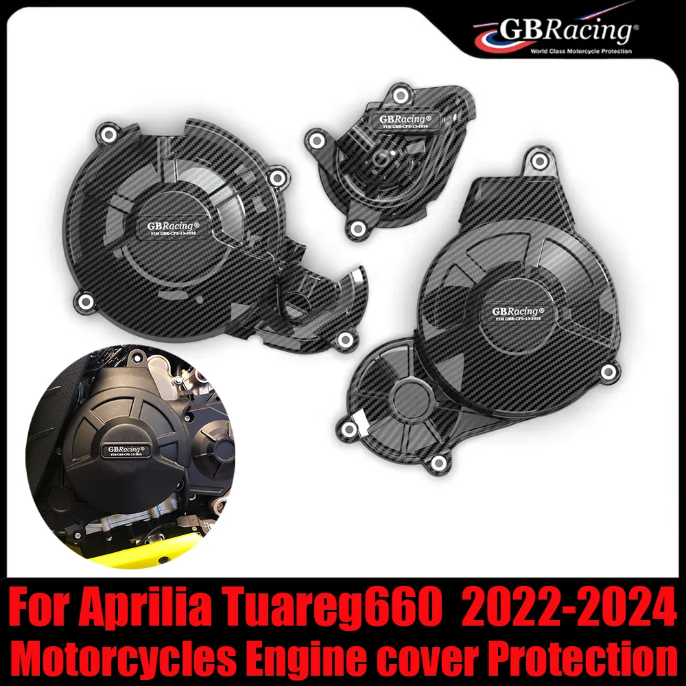 

TUAREG 660 GBRacing Motorcycles Engine cover Protection case For Aprilia Tuareg 660 2022 2023 2024 Engine Covers Protectors