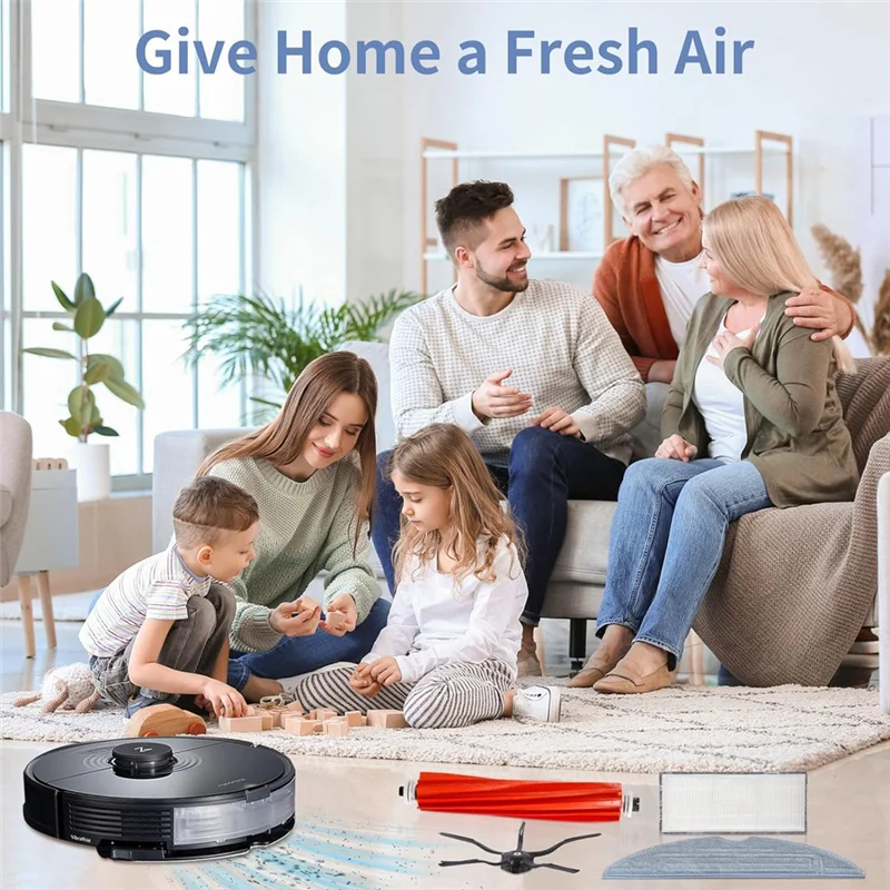 ABUD-Ersatzteile für Roborock S7, Ersatzteile für Roborock S7/S7+/T7S Plus/T7, Hauptbürsten, Filter, Seitenbürsten