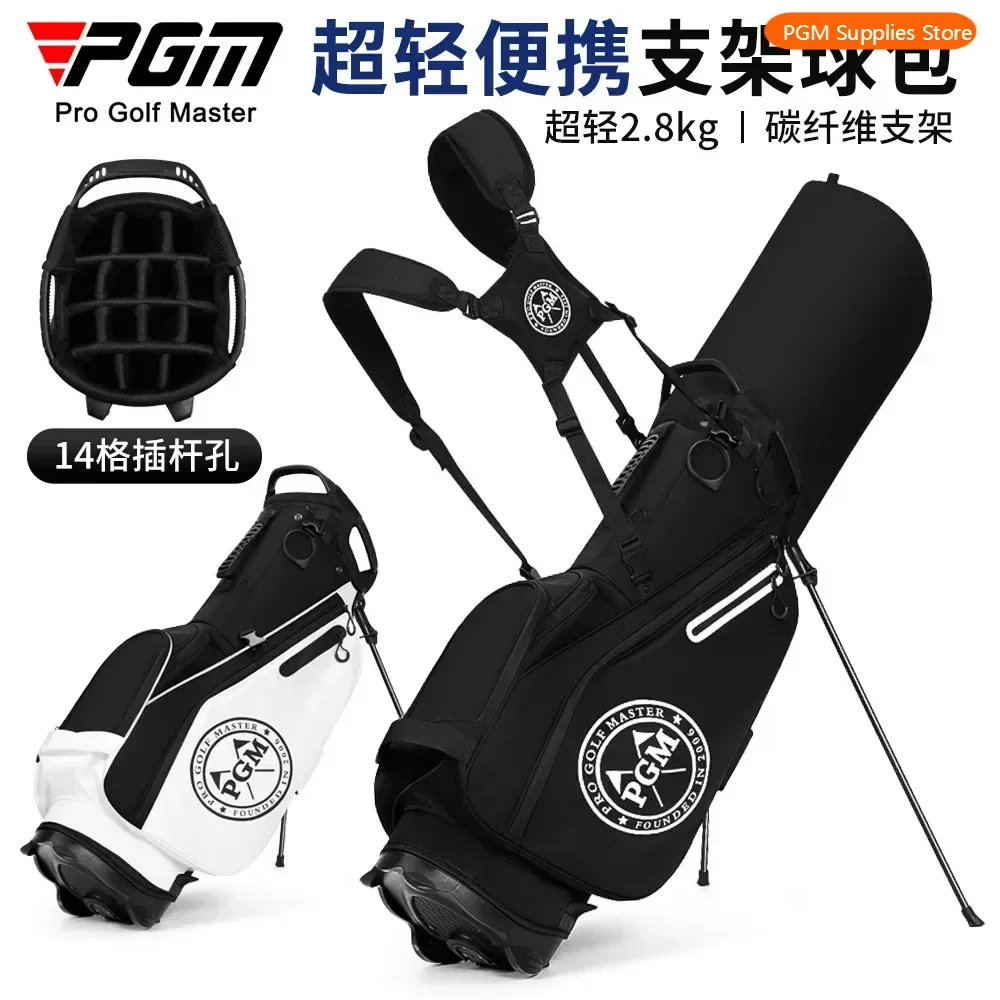 

PGM Golf Bag Men's And Women's Bracket Bag 14 Plug Port Golf Club Bag Sports Factory Direct Sales