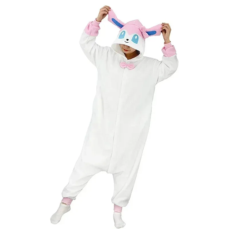 タカラトミー Sylveon Onesie 着ぐるみパジャマコスプレ衣装ハロウィンクリスマス女性アニメ全身パジャマパジャマ