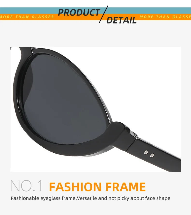 Vintage Dreieck Cat Eye Frauen Sonnenbrille Persönlichkeit PC Rahmen Harz Objektiv Reise Brillen Angeln Gläser Reiten Brille – Detail 14