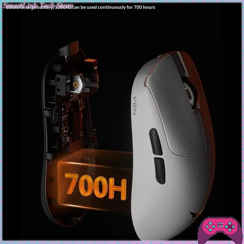 Vgn Fly Dragon Y2Ultimate Gaming Mouse Wireless Tri-Mode Lightweight Dual 8K PAW3395 Extreme Ergonomic E-Sports fps Gaming Mouse