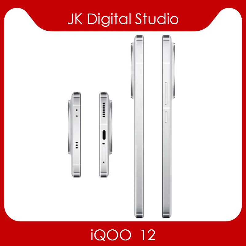 جديد وأصلي VIVO IQOO 12 5G هاتف محمول 6.78 بوصة AMOLED Snapdragon8 Gen3 5000MAh 120 واط فلاش تهمة 50MP كاميرا أندرويد 14 NFC