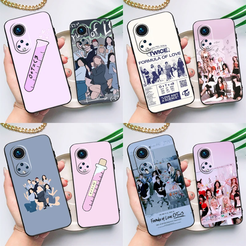 TWICE Formula of Love O+T=3 Kpop For Huawei Honor Magic 5 Lite 70 50 X8 X9 a P20 P30 P40 P50 P60 Pro P Smart Nova 9 5T Case