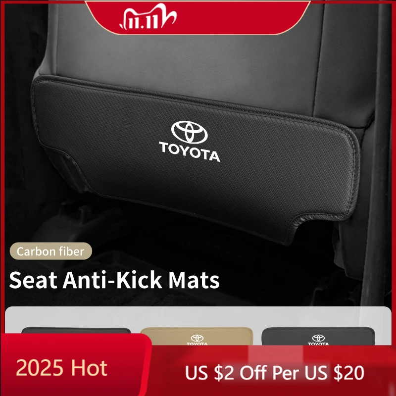 

Для Toyota 2026 новые колпаки ступиц, 2 шт., противоударные коврики для автомобильных сидений, защитные накладки от грязи для Toyota Yaris Sienta RAV4 PRADO NOAH Ha