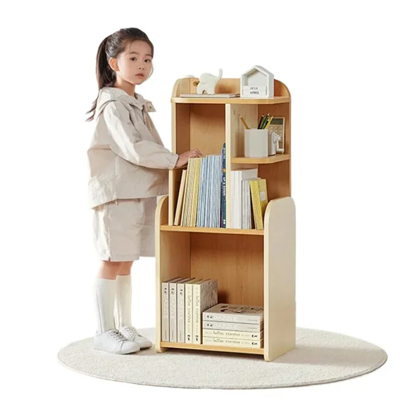 Children's Bookcase Household Floor Shelf Student Children's Multi-layer Storage Cabinet Modern Simplicity