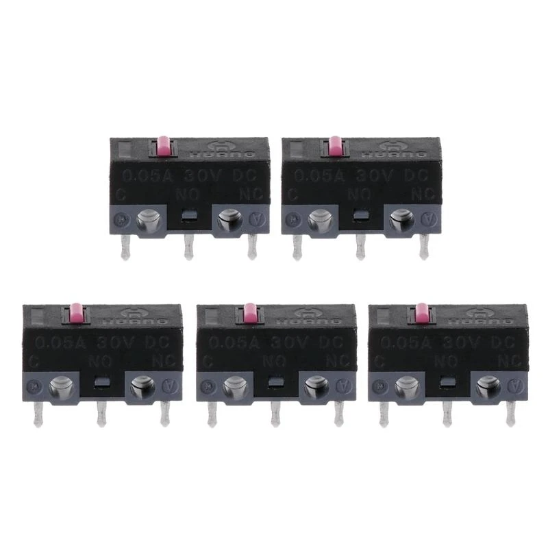 F3KE original Huano Mouse Micro Switches MicroSwitch Switch 10m Clique 5pcs/set