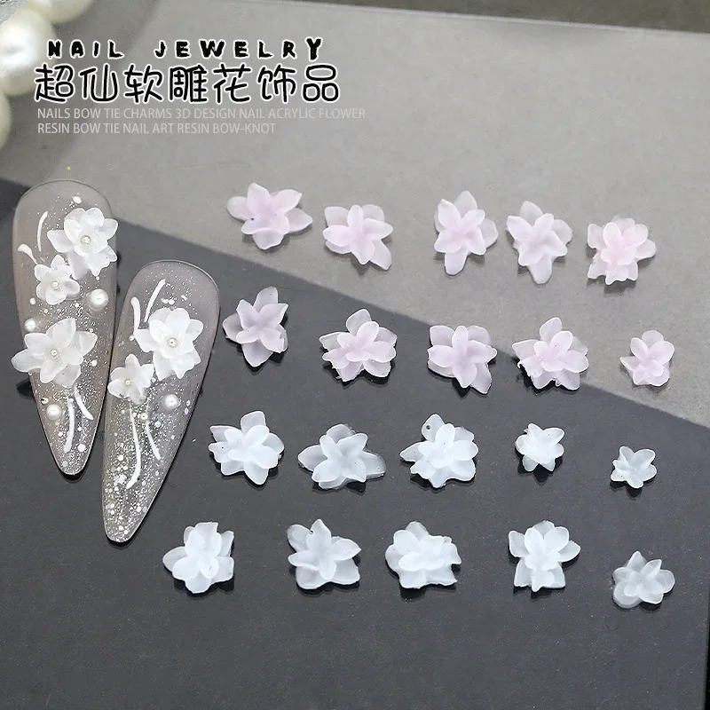 40 pçs aleatório misturado y2k fresco mini kawaii dos desenhos animados resina nota musical asa de anjo decoração da arte do prego charme acessórios