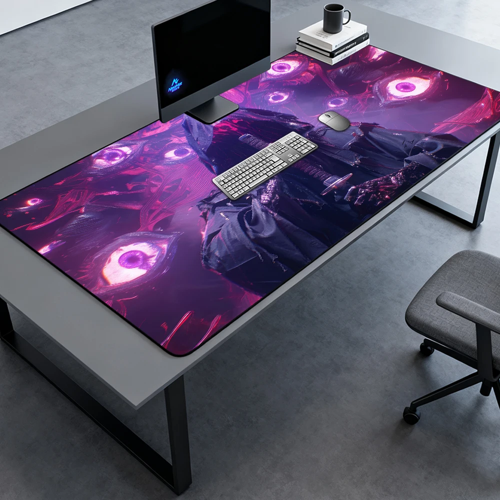 Desk Setup Dark - Gothic Mouse Pad Extra Gaming Large
