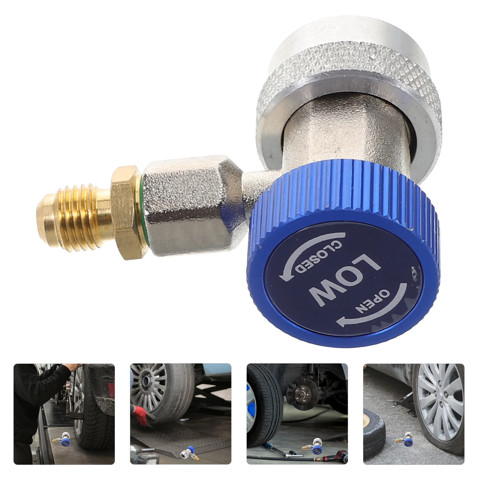 محول مقرنة تيار متردد سريع التوصيل من النحاس لنظام تكييف هواء السيارة أداة تركيب سريعة متوافقة مع متعددة #1