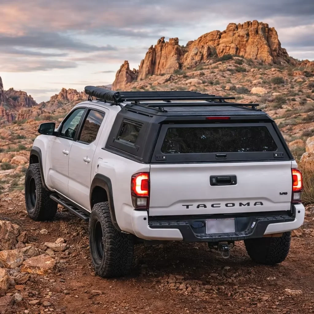 

4x4 Aluminum Truck Cap Bed Topper Canopy For 2019 Tundra 5.5 Bed Tacoma F250 Truck Canopy Chevy Silverado1500 Topper