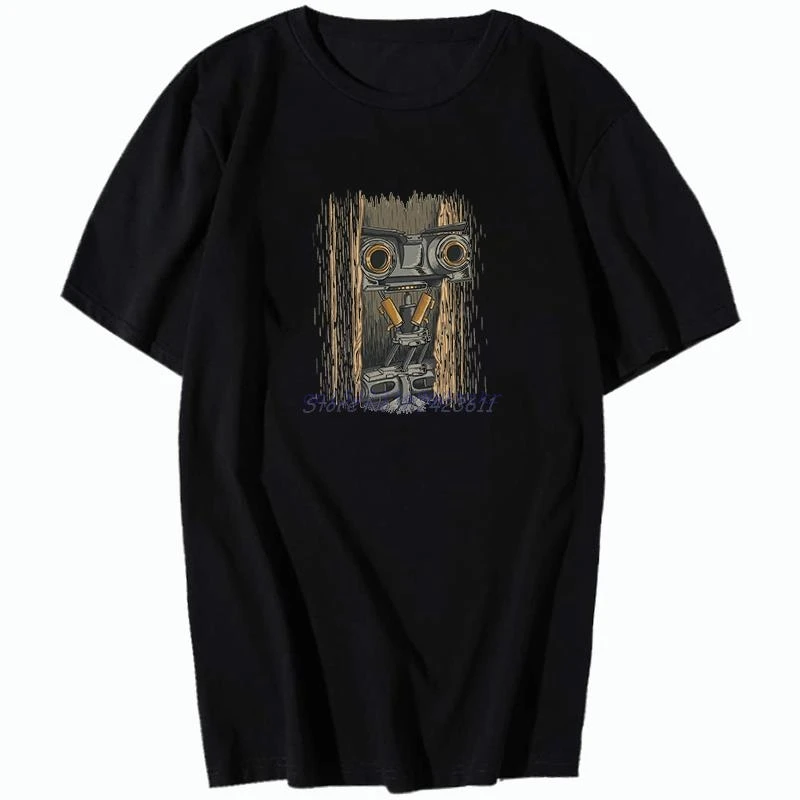 T-shirts graphiques vintage Johnny Number 5 Short Circuit Alive Lebt Nummer, nouveaux t-shirts et t-shirts en coton à manches courtes