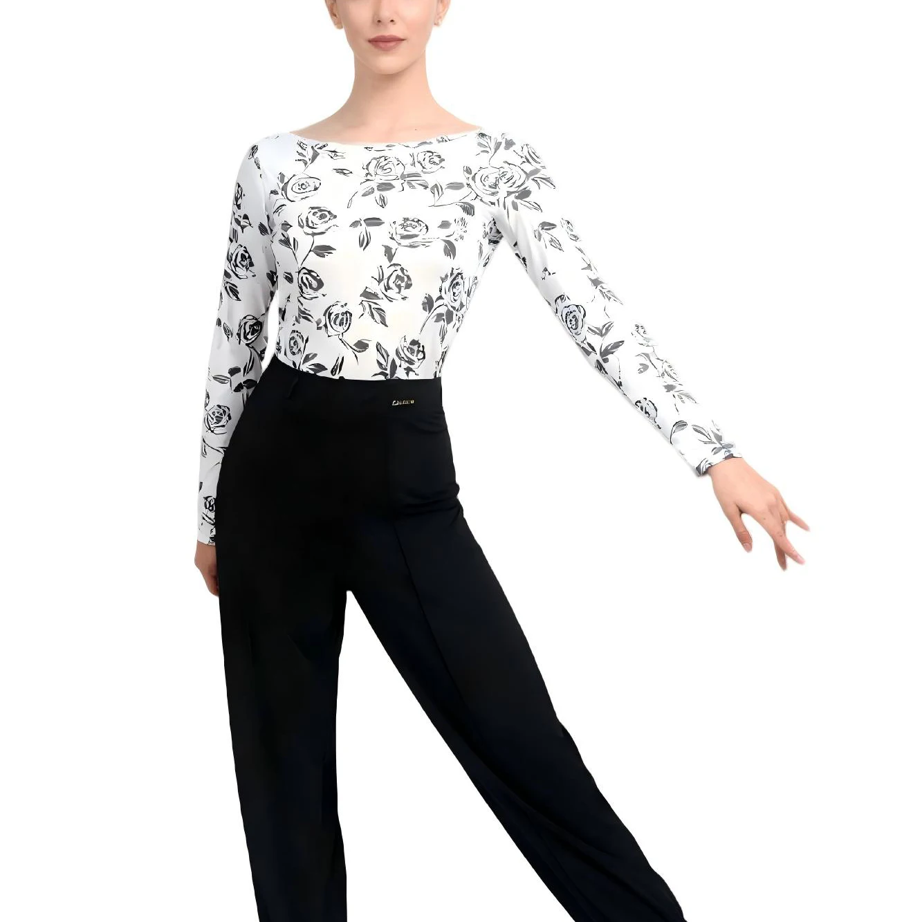 2025 nuevas Tops de baile latino para mujeres mono Sexy Samba Chacha ropa de práctica de danza moderna trajes latinos para mujeres adultas XH3738