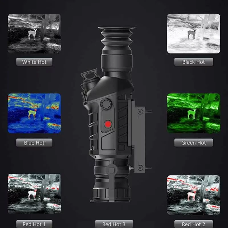 

GUIDE TS425 Thermal Imaging 400X300 IR Hot Detection Clear Photo 7 Color Palettes Hotspot Tracking Outdoor Thermal Monocular