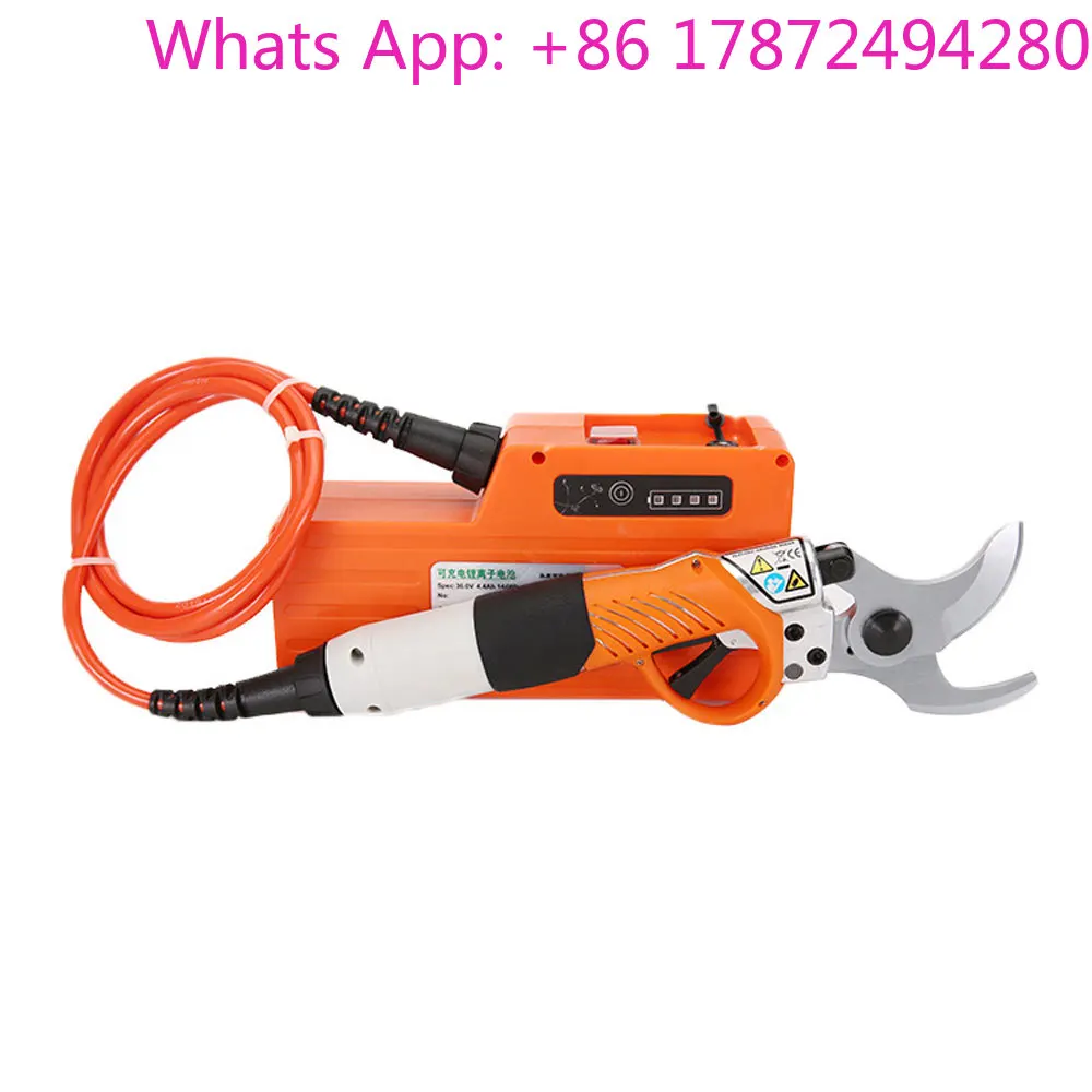 

450W Electric Rechargeable Scissors Pruning Shears Tree Garden Tool Branches Pruning Tool Lithium Battery