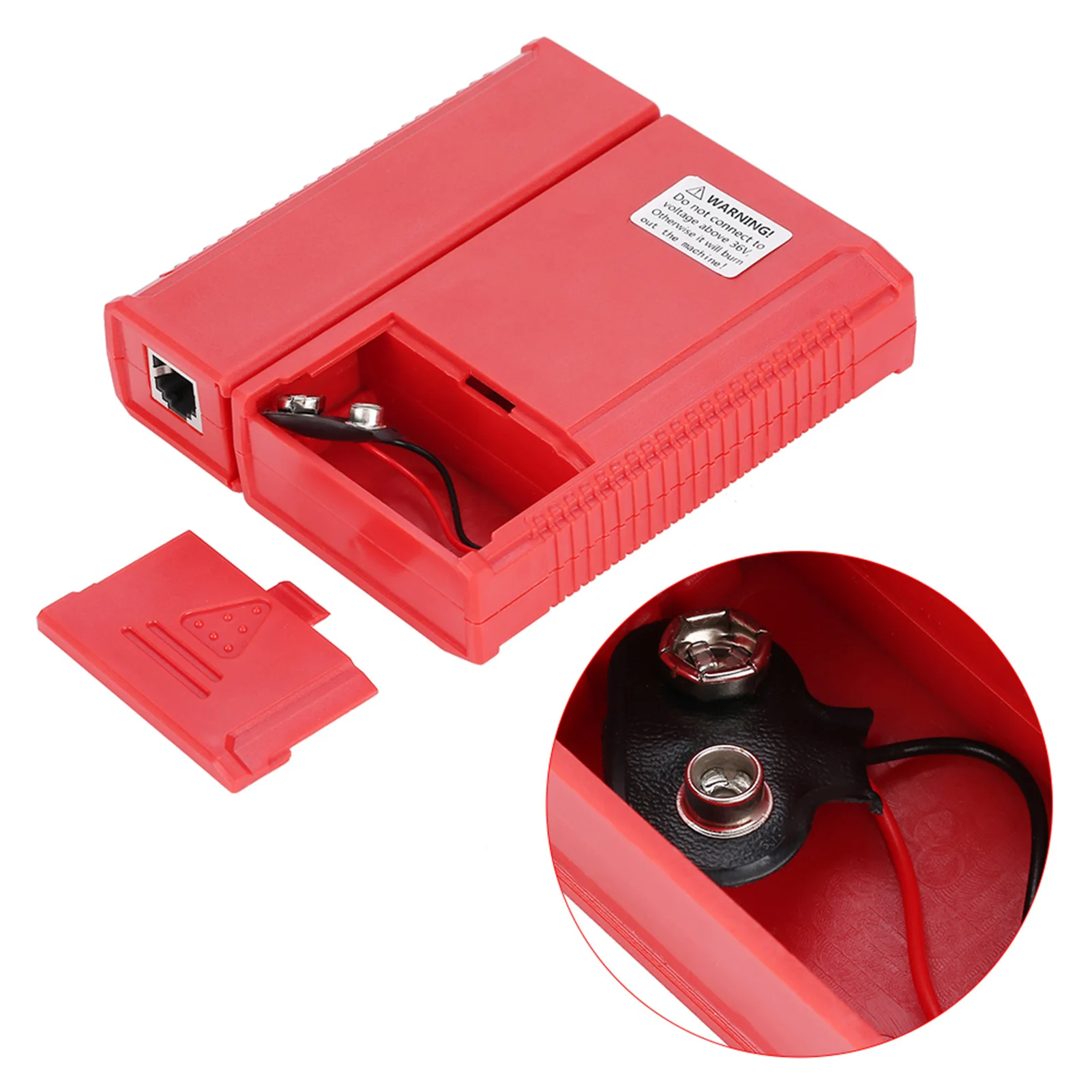 كابل اختبار LAN شبكة اختبار سلك اختبار أداة WZ-468 RJ45 و RJ11 شبكة كابل اختبار إيثرنت LAN أداة اختبار الشبكة