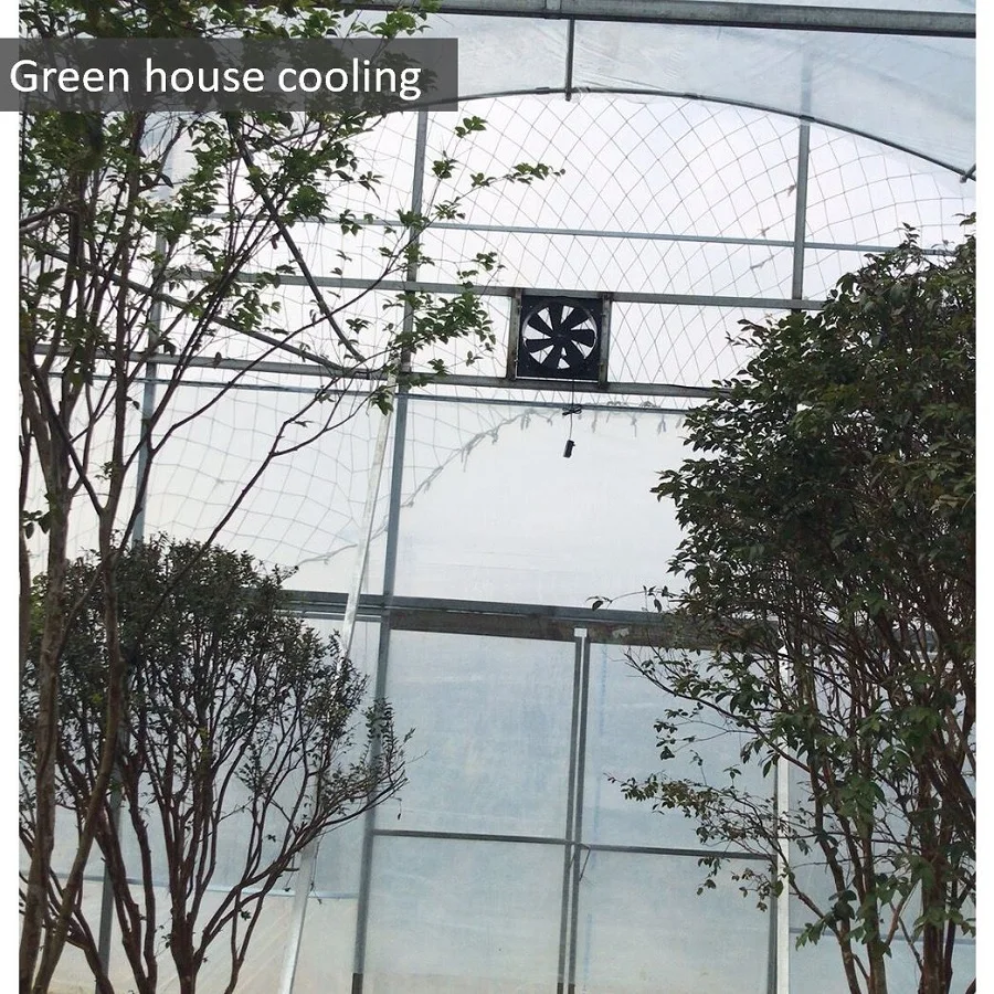 Energy Saving Greenhouse Cooling Garage Chicken Hen House Farm Ventilation Wall Mounted Air Extractor Solar Exhaust Vent Fan