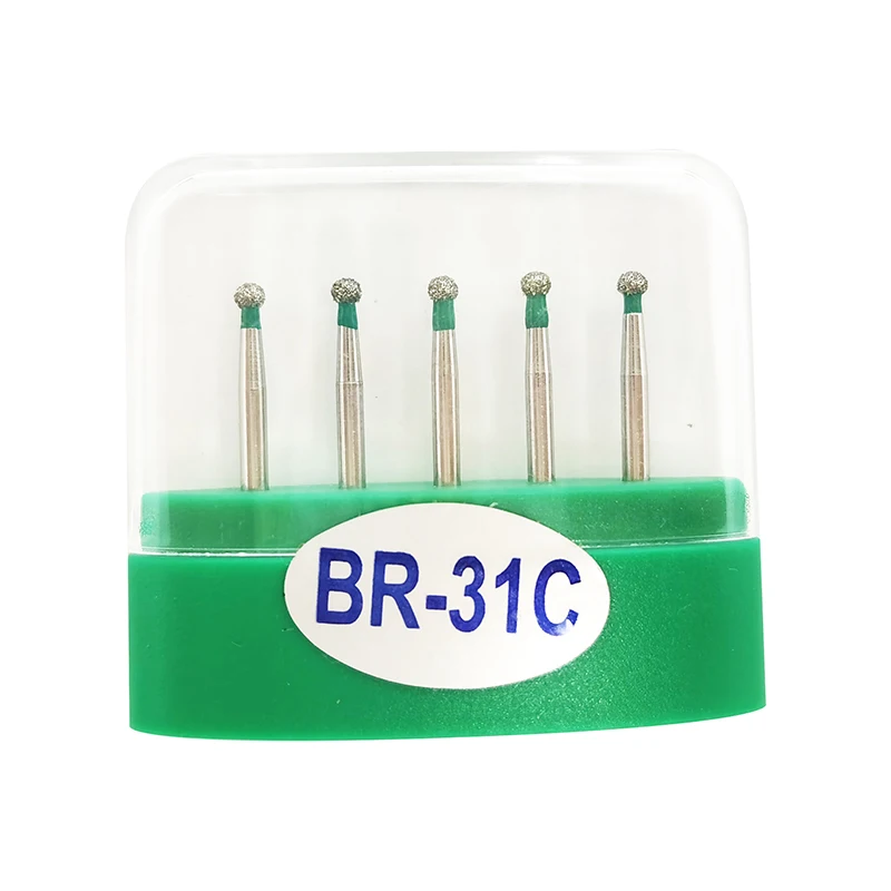 10 Type Choice 5Pcs/set Multi Species Dental Diamond Burs Tips for High/fast Speed Burs Dentist Polish Tool