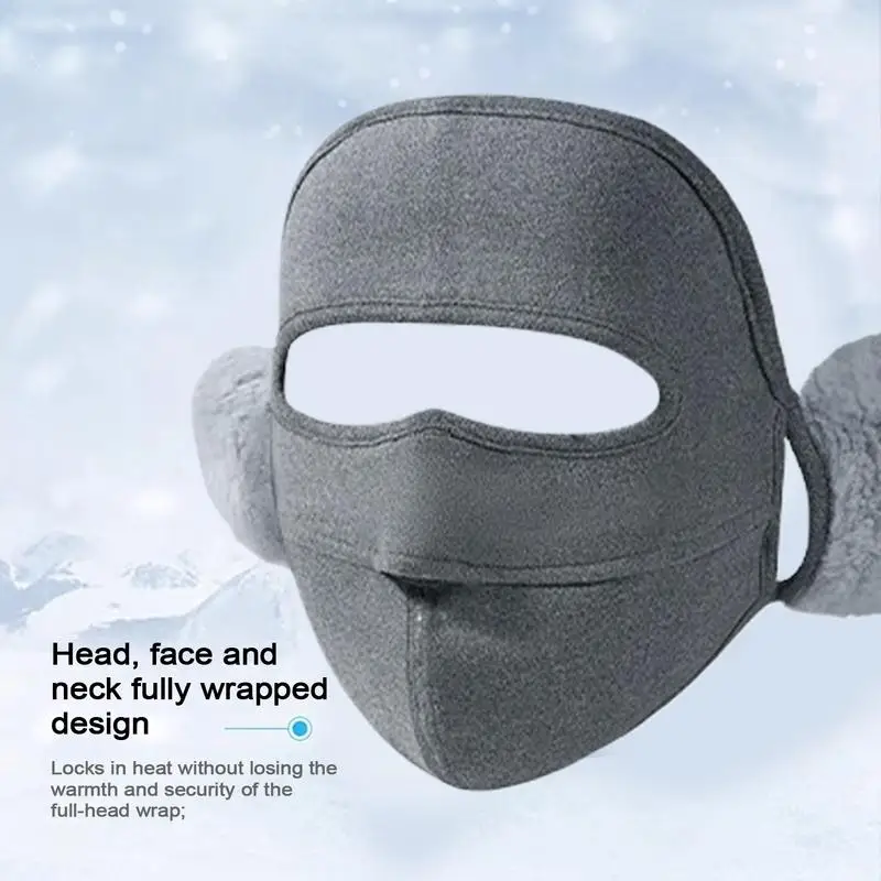 Couvre-visage coupe-vent respirant pour temps froid, chauffe-visage, moto, vêtements de sauna, ski, hiver