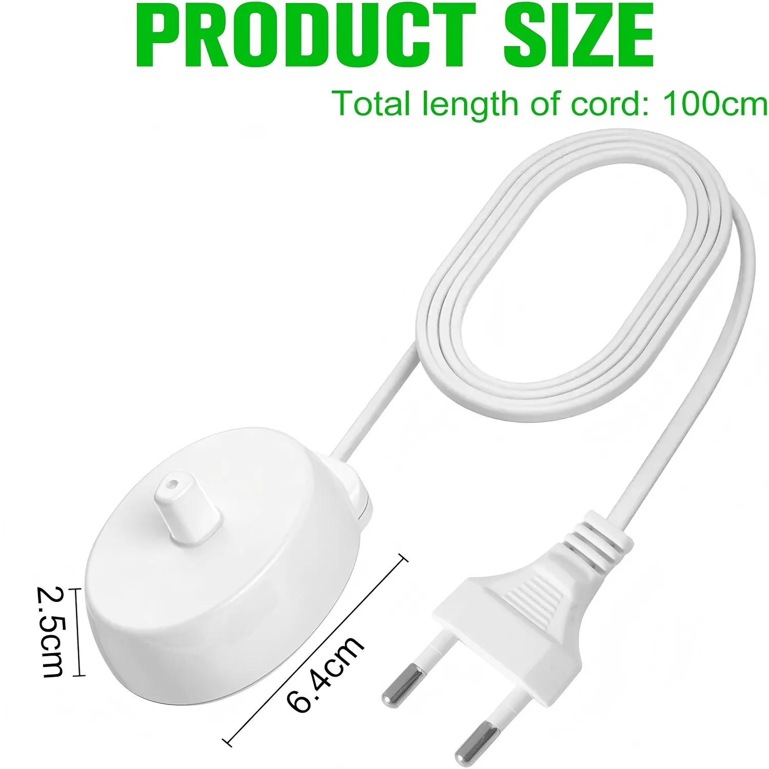 LISI Charger Fit for Oral B Braun Electric Toothbrush iO Series 3 4 5 6 1000/3000/5000/7000/7500 Waterproof Inductive Base