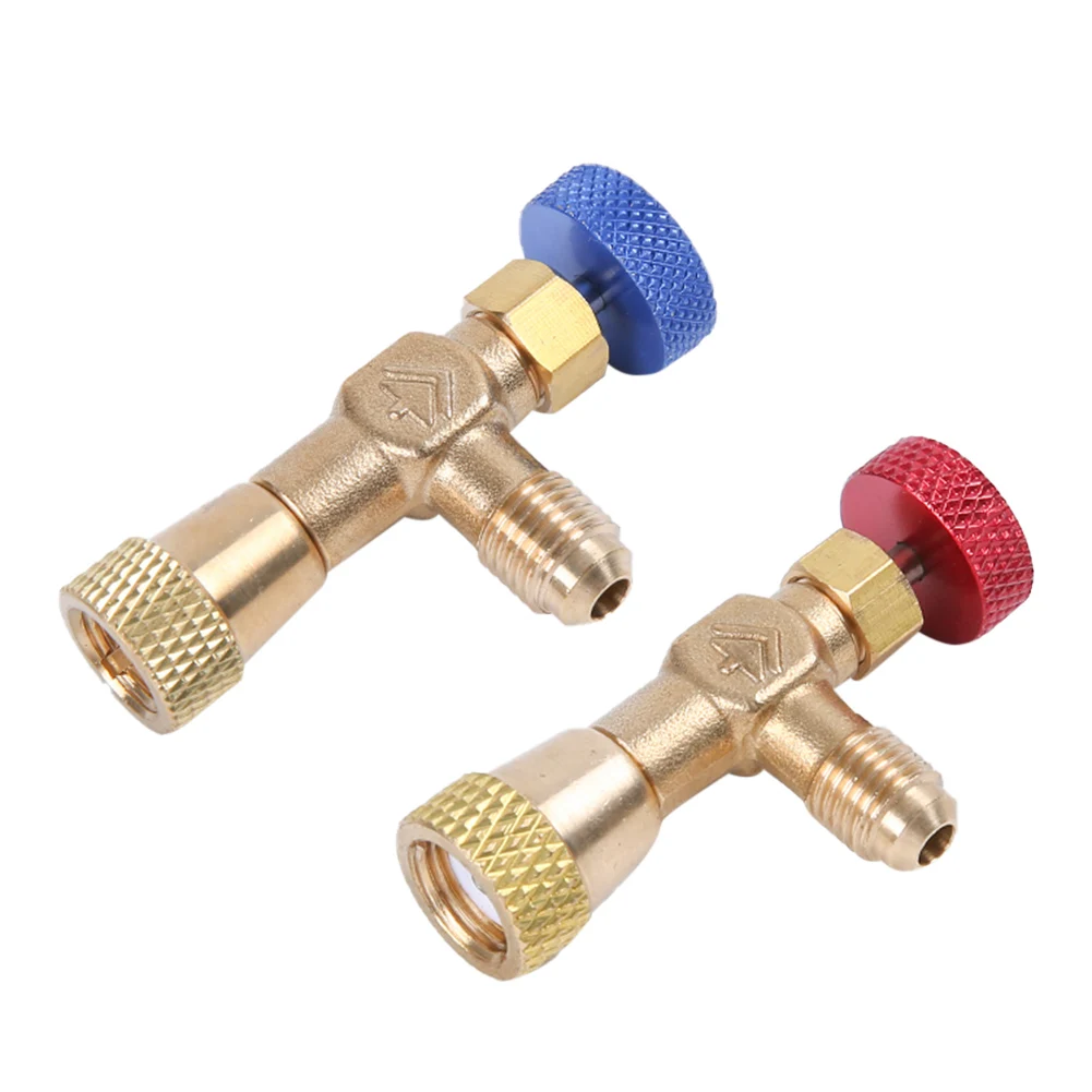 Air Conditioning Refrigerant Safety Valve, Refrigeration Charging, Liquid Adapter, Hand Tool Parts, R410A, R22, 1/4\