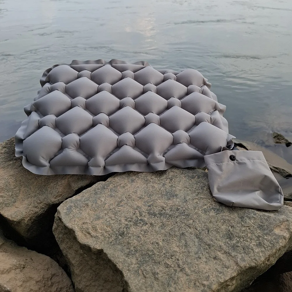 Cojín inflable impermeable camping – Ligero y portátil para pesca - imagen 3